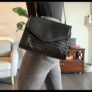 Bottega veneta vintage woven leather bag